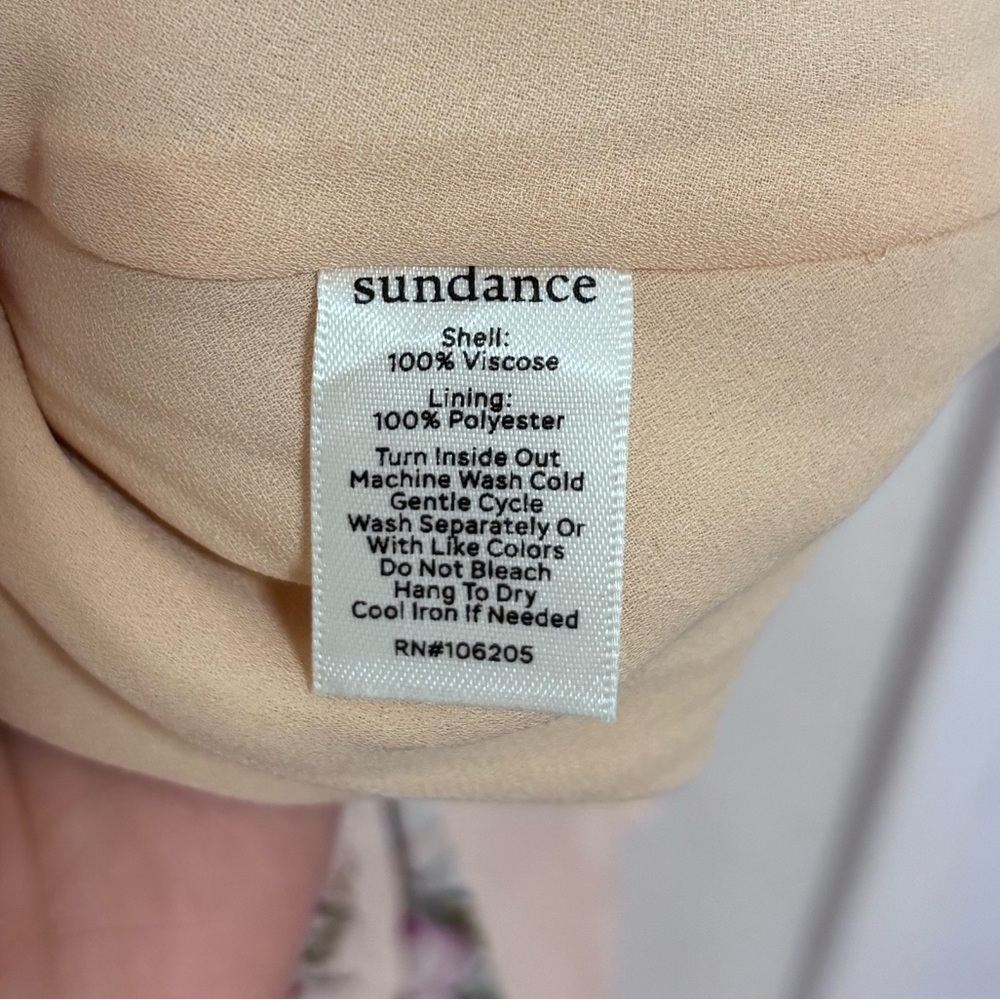 Sundance Faye floral asymmetrical midi dress NWT - Picture 3 of 7